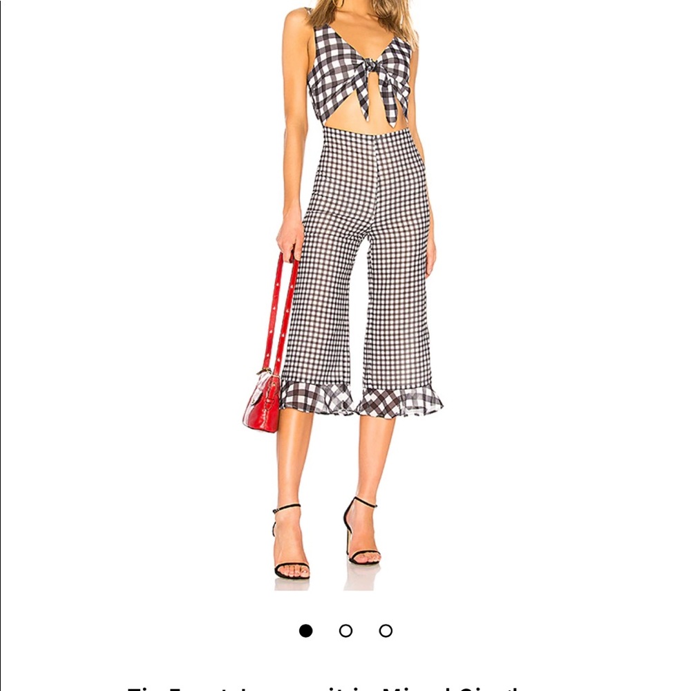 LPA gingham jumpsuit